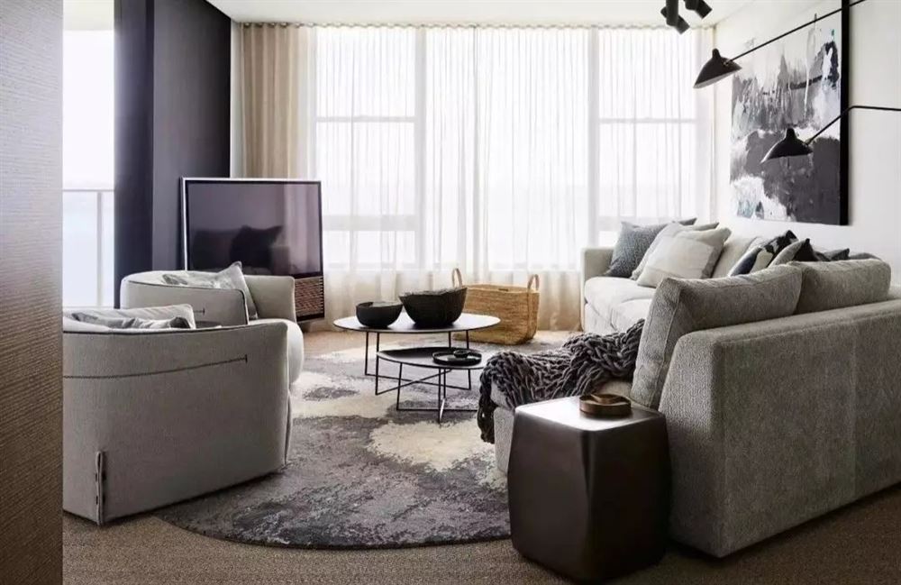 佛山市美的鷺湖森林度假區北歐風格三居室裝修案例