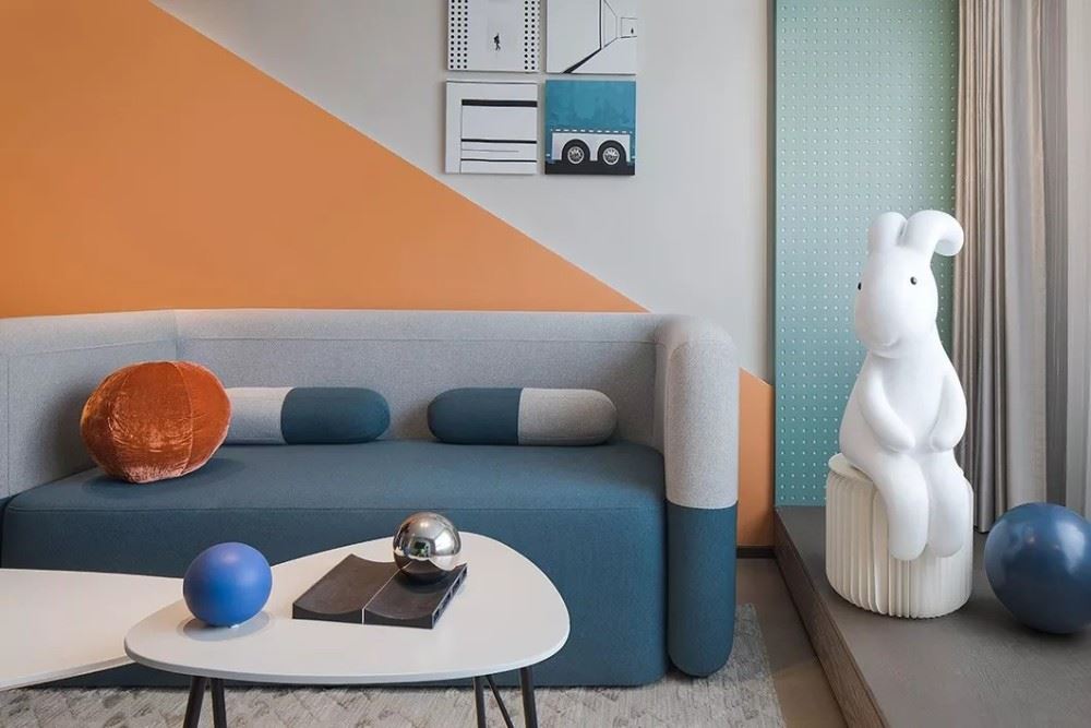 江門市百盈御泉灣北歐風格三居室裝修案例