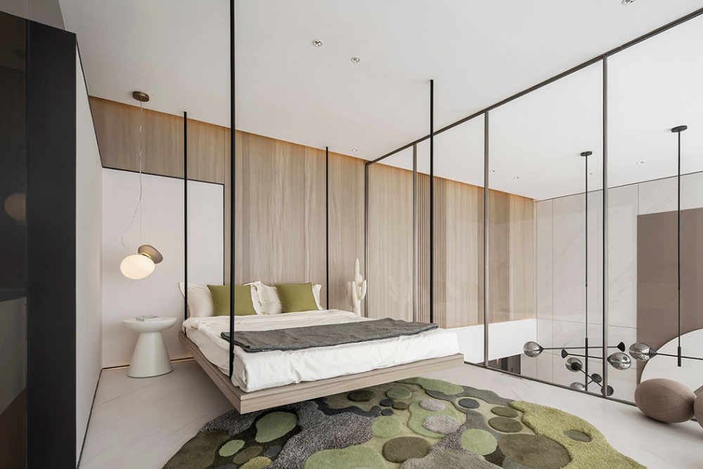 輕奢素雅風格室內家裝案例效果圖-主臥 輕奢素雅風格室內家裝案例效果圖-主臥