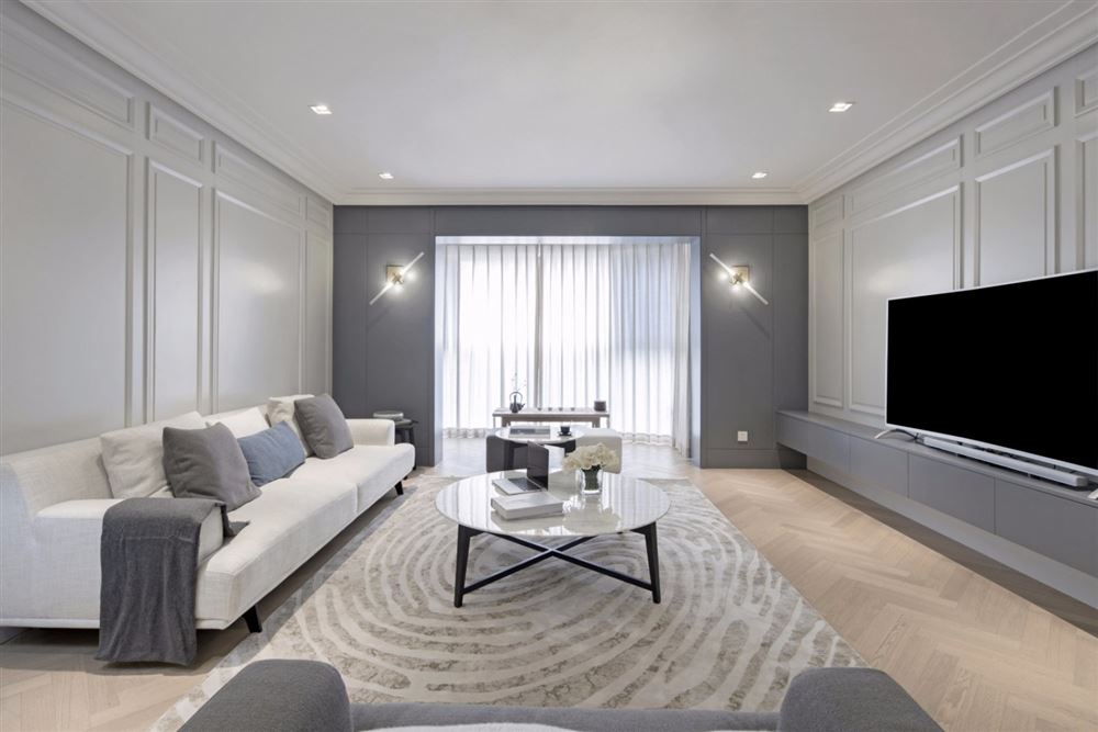 湛江市河濱豪庭現(xiàn)代簡約風(fēng)格四居室裝修案例