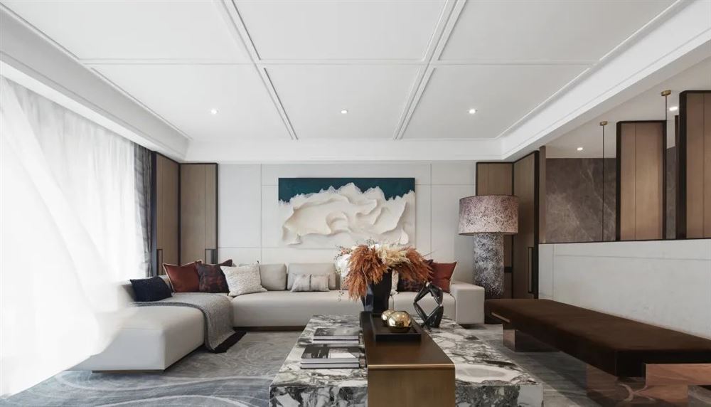 佛山市鵬瑞&middot;三龍灣1號(hào)輕奢風(fēng)格三居室裝修案例