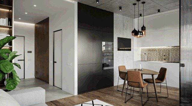 廣州市鴻成&middot;珠江玥現(xiàn)代簡約風格公寓裝修案例