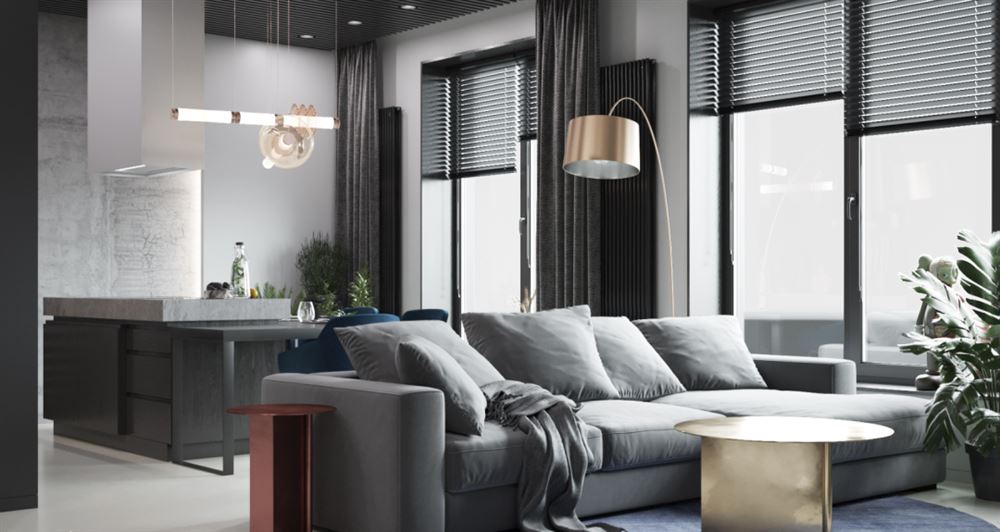 深圳市拾悅城現代簡約風格三居室裝修案例