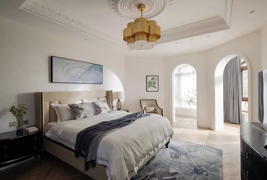 法式風格家裝設計室內裝修效果圖-次臥 法式風格家裝設計室內裝修效果圖-次臥