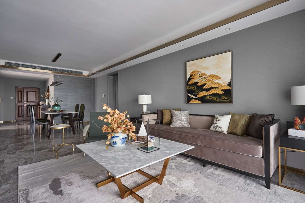 新中式風格家裝設計室內裝修效果圖-客廳 新中式風格家裝設計室內裝修效果圖-客廳