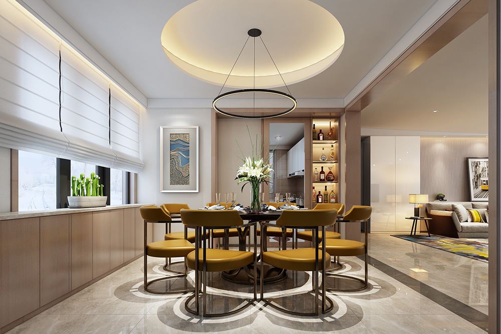 佛山市保利維塔輕奢風格別墅裝修案例