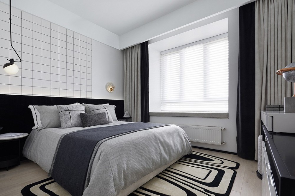 現代簡約風格室內家裝案例效果圖-臥室 現代簡約風格室內家裝案例效果圖-臥室