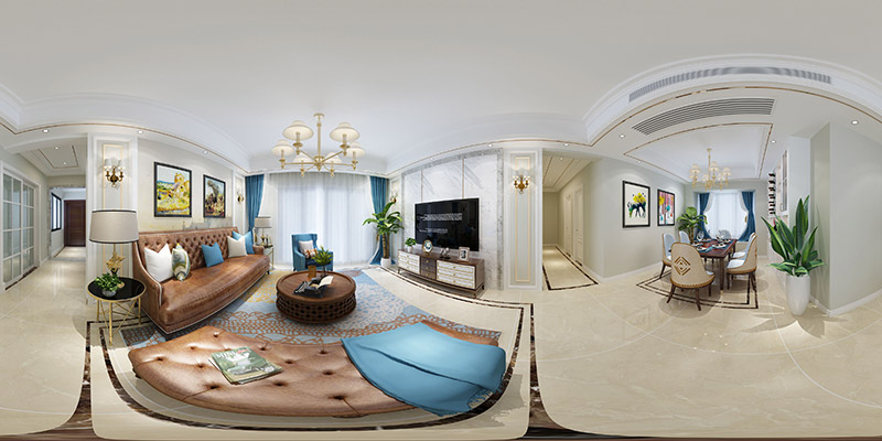 現代前衛風格室內裝修效果圖-美的明湖三居122平米-客廳 現代前衛風格室內裝修效果圖-美的明湖三居122平米-客廳