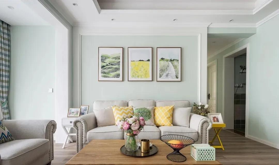 廣州裝修公司田園風格室內裝修效果圖-客廳沙發 廣州裝修公司田園風格室內裝修效果圖-客廳沙發