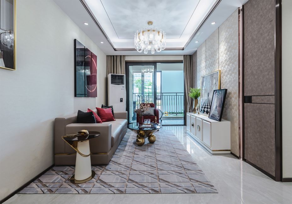 江門市伯爵半島輕奢風(fēng)格三居室裝修案例