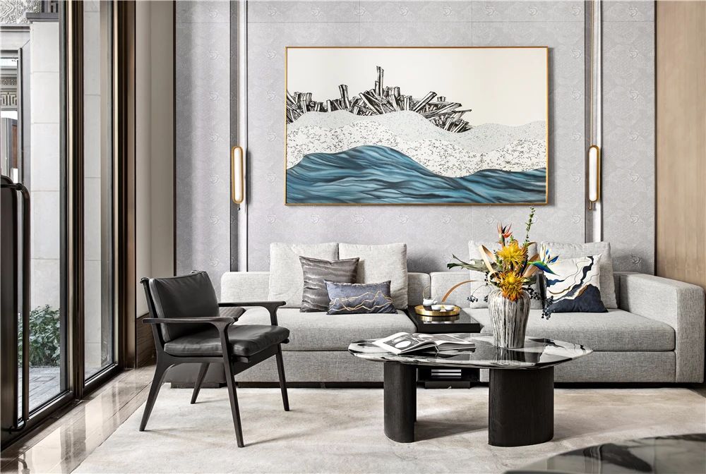 新中式風格室內設計家裝案例-客廳茶幾沙發 新中式風格室內設計家裝案例-客廳茶幾沙發