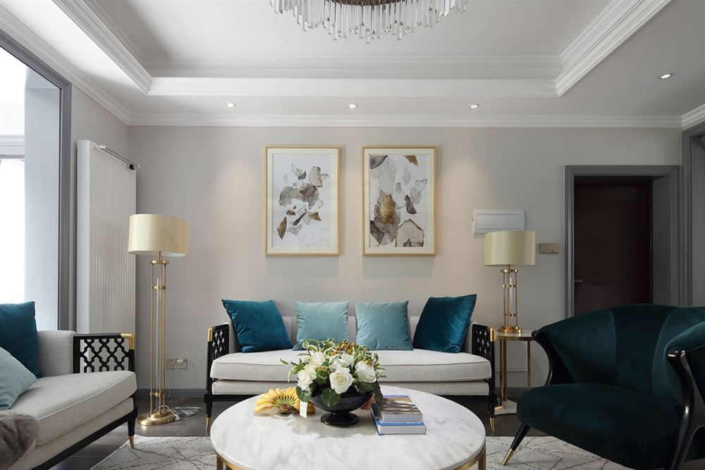 惠州市惠陽雅居樂花園輕奢風(fēng)格三居室裝修案例