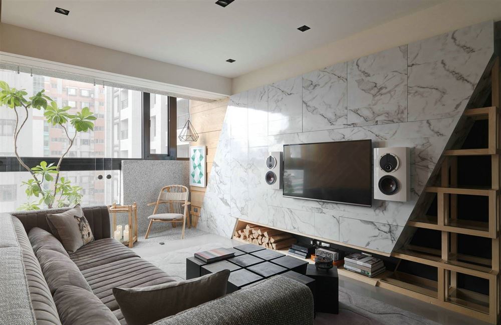 湛江市啟達世家現代簡約風格三居室裝修案例