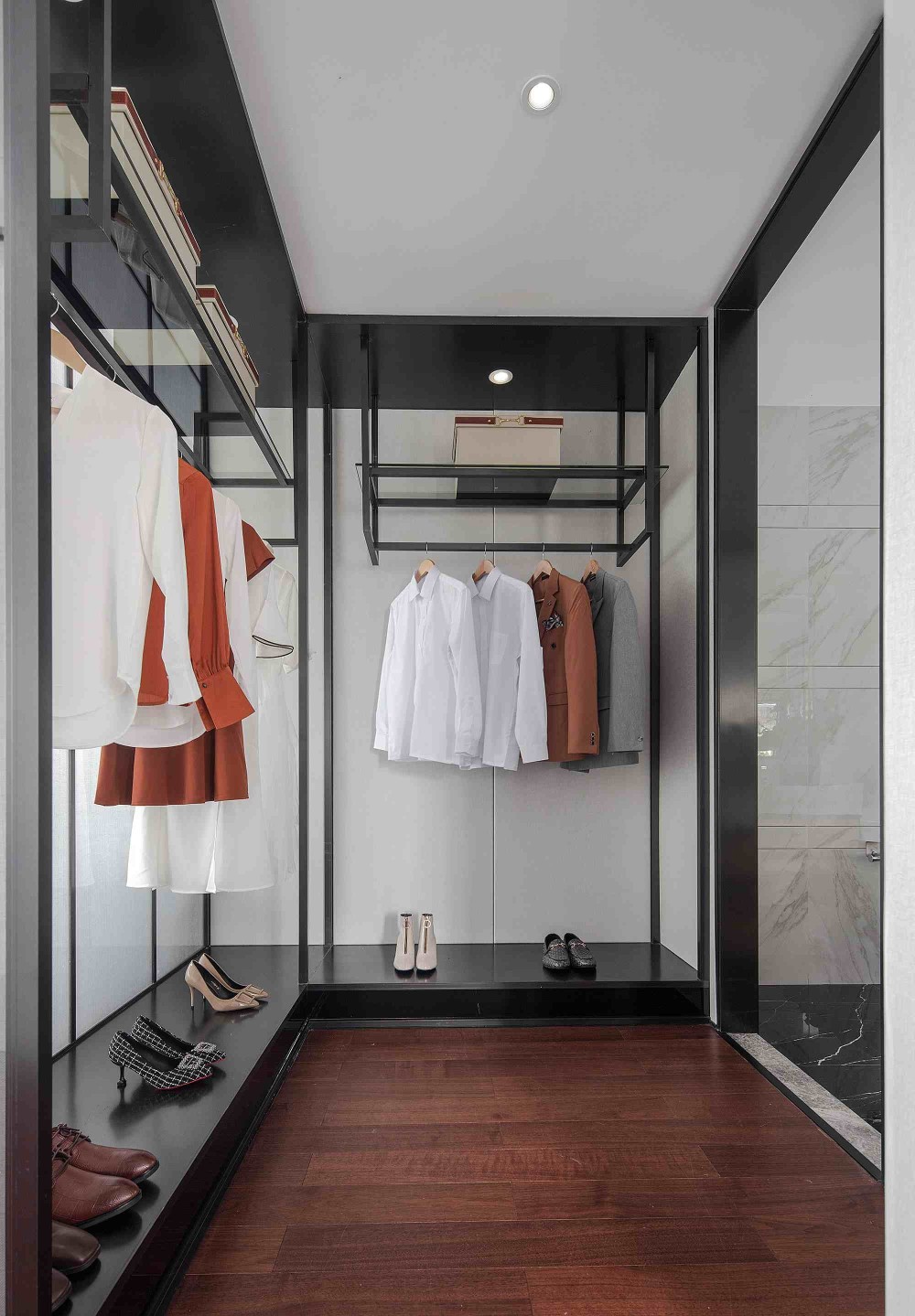 北歐風格室內家裝案例效果圖-衣帽間 北歐風格室內家裝案例效果圖-衣帽間