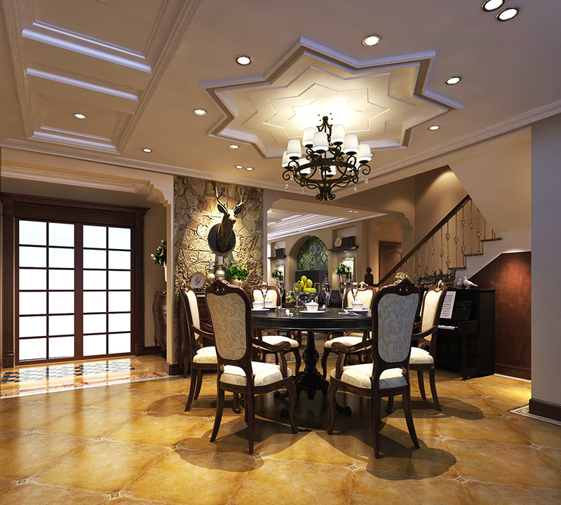 現代前衛風格別墅裝修效果圖-饒平別墅365平米-別墅餐廳 現代前衛風格別墅裝修效果圖-饒平別墅365平米-別墅餐廳