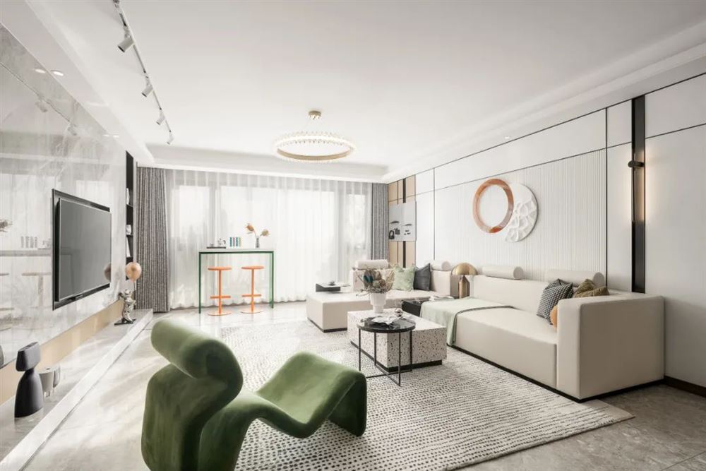 佛山市金地&middot;中南&middot;新城大境現代簡約風格三居室裝修案例