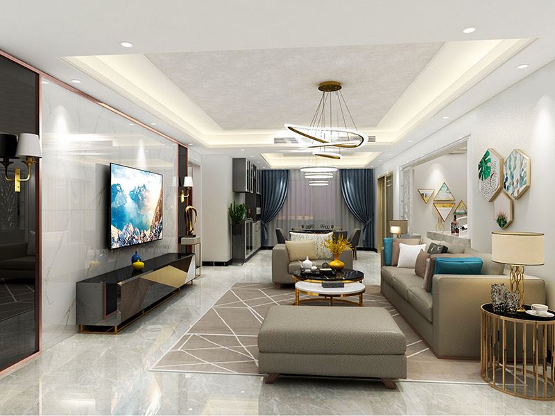 佛山市海倫堡菁華府現代簡約風格四居室裝修案例