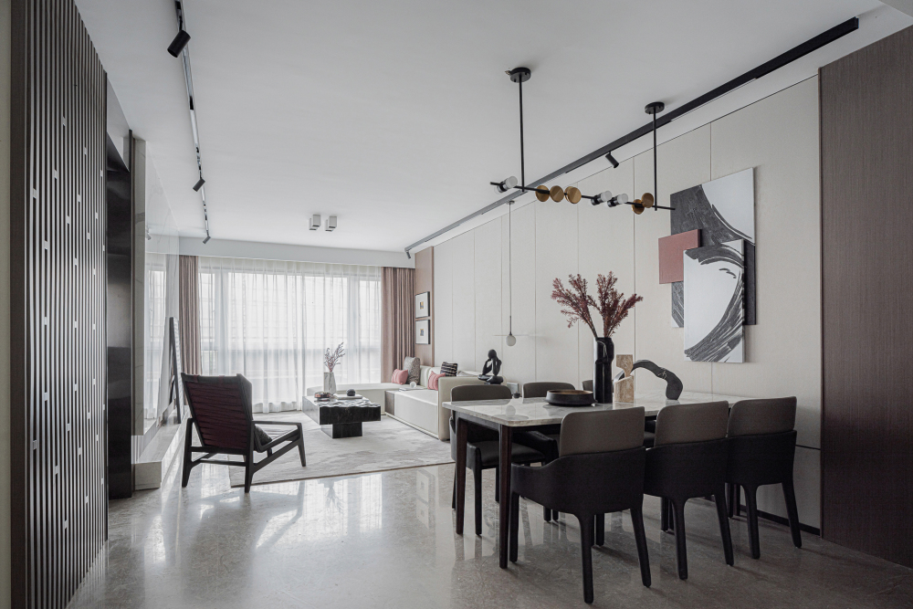 現(xiàn)代簡(jiǎn)約風(fēng)格室內(nèi)家裝案例效果圖-客餐廳 現(xiàn)代簡(jiǎn)約風(fēng)格室內(nèi)家裝案例效果圖-客餐廳