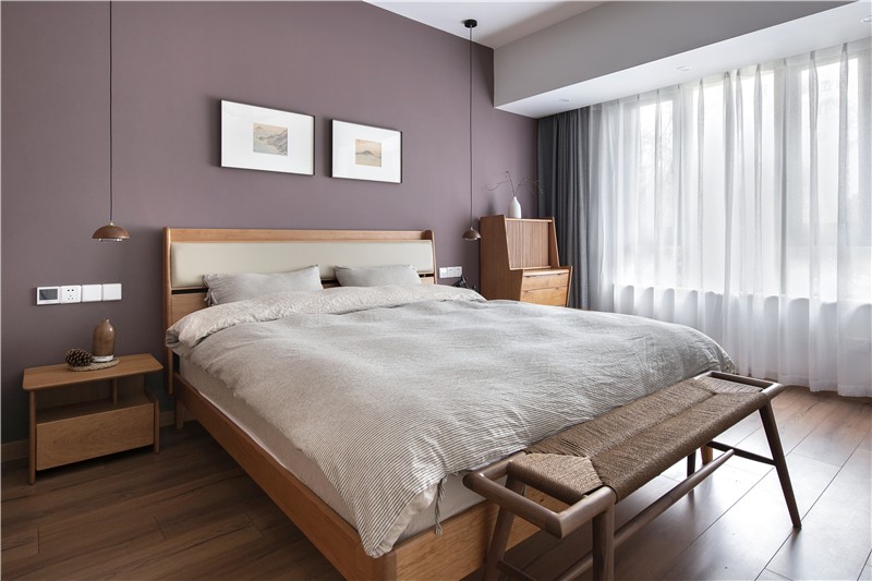 佛山裝修公司現(xiàn)代原木風(fēng)格室內(nèi)裝修效果圖-臥室 佛山裝修公司現(xiàn)代原木風(fēng)格室內(nèi)裝修效果圖-臥室