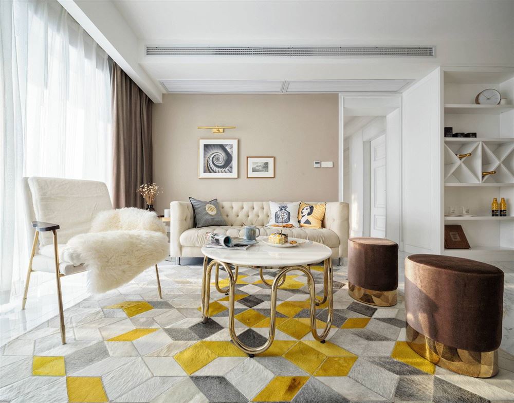 湛江市遂溪碧桂園美式風格三居室裝修案例