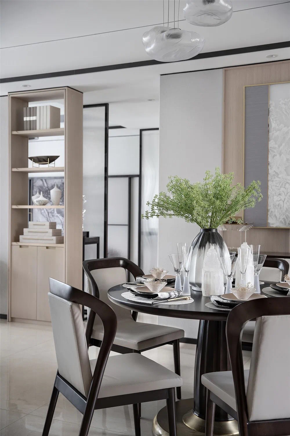 新中式風格家裝設計室內裝修效果圖-餐廳 新中式風格家裝設計室內裝修效果圖-餐廳