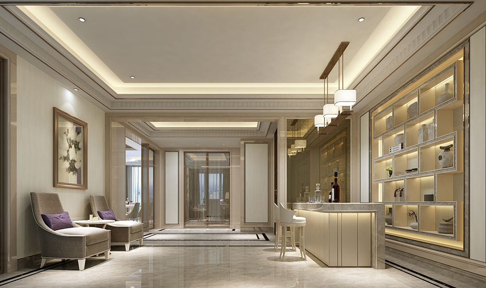 五華自建別墅345平米歐式輕奢風格裝修案例-二層休息區 五華自建別墅345平米歐式輕奢風格裝修案例-二層休息區