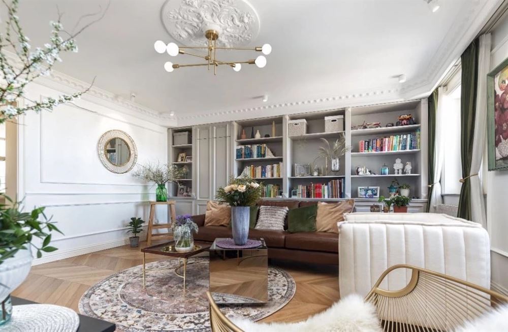 江門市星海灣華庭歐式風格三居室裝修案例