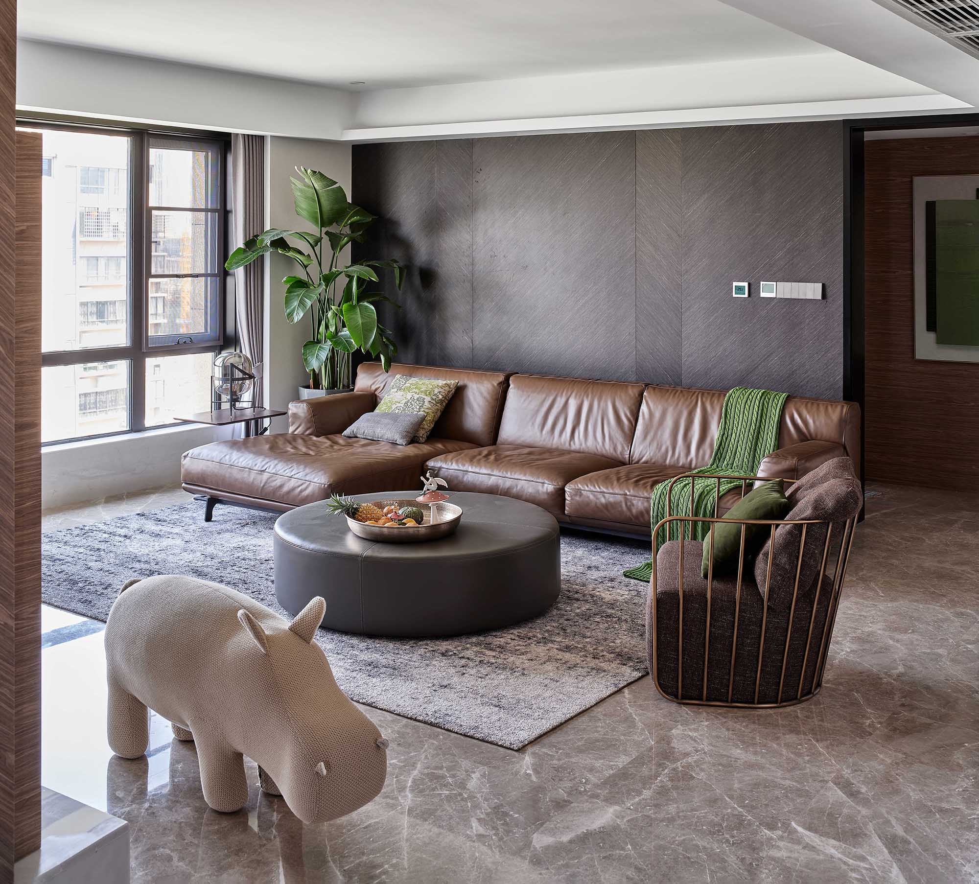 現代簡約風格室內家裝案例效果圖-客廳 現代簡約風格室內家裝案例效果圖-客廳