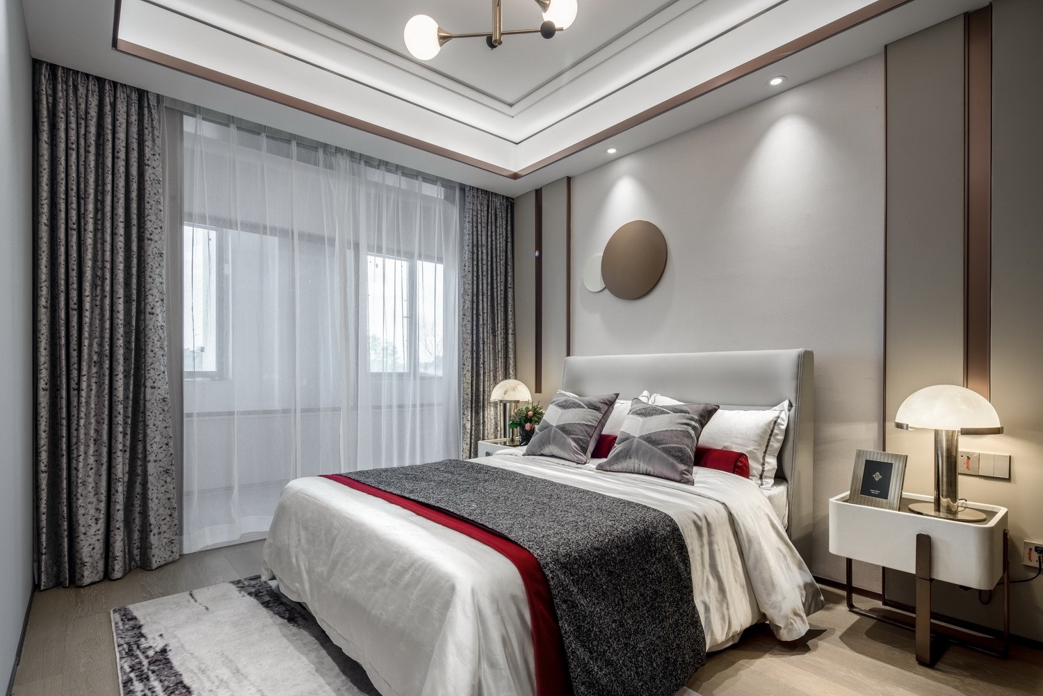 現代新中式風格室內設計家裝案例-老人房 現代新中式風格室內設計家裝案例-老人房