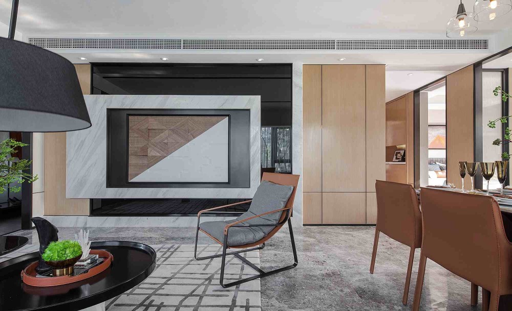 北歐風格室內家裝案例效果圖-客廳電視背景墻 北歐風格室內家裝案例效果圖-客廳電視背景墻