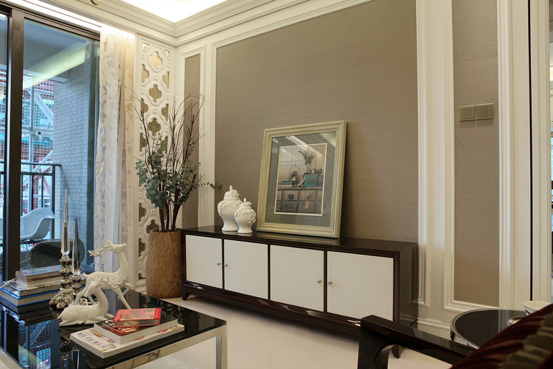 現代歐式風格室內設計家裝案例-電視柜 現代歐式風格室內設計家裝案例-電視柜