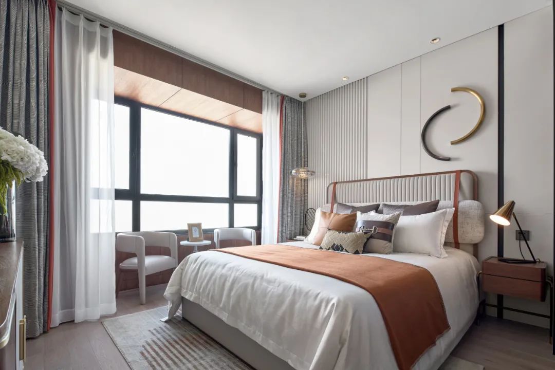 美式摩登風格室內設計家裝案例-臥室 美式摩登風格室內設計家裝案例-臥室