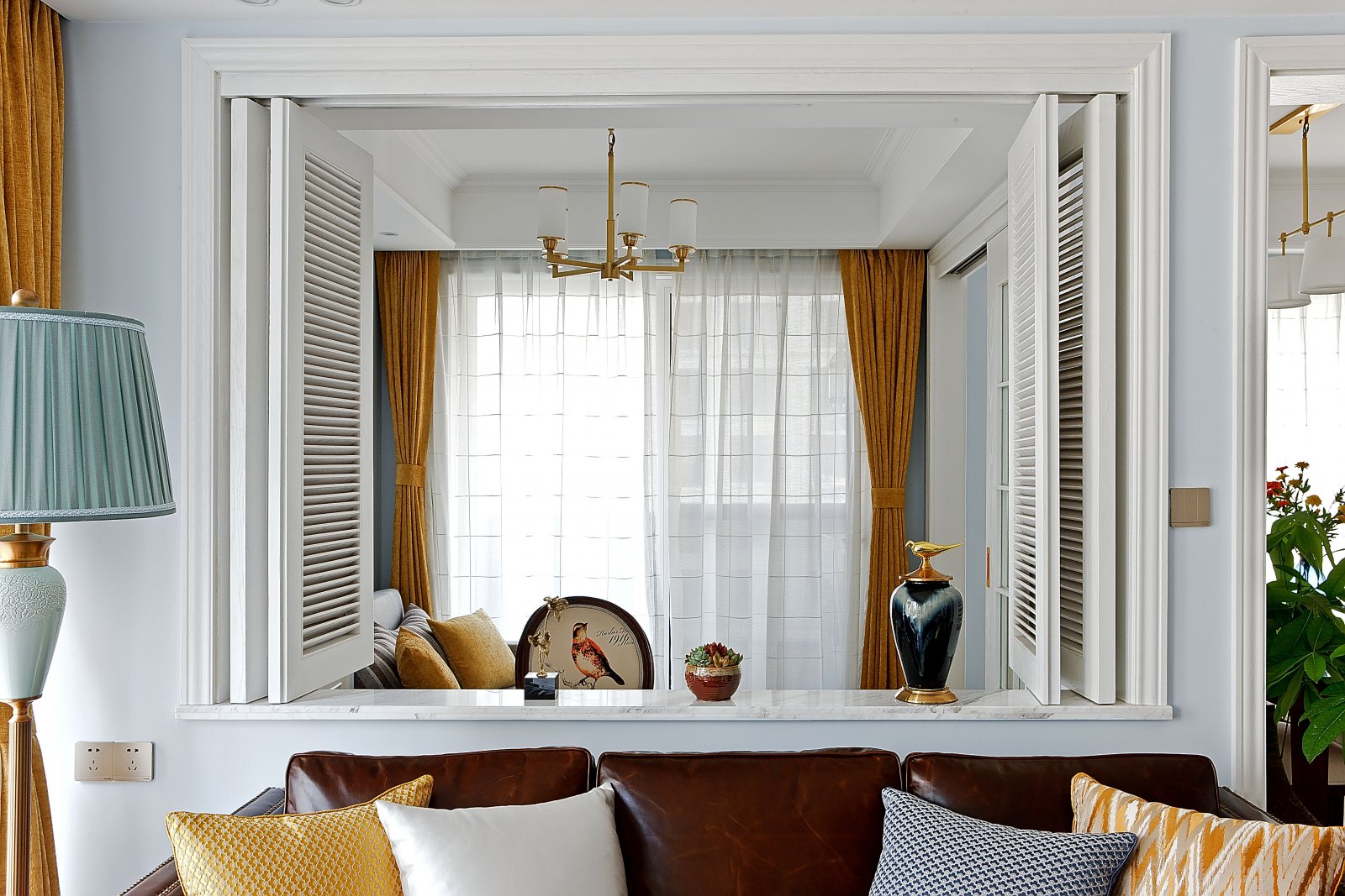 裝修案例簡約美式風格室內裝修效果圖-客廳 裝修案例簡約美式風格室內裝修效果圖-客廳