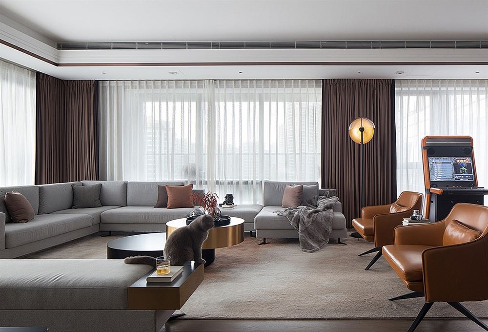 廣州市新城市&middot;宜家輕奢風格二居室裝修案例