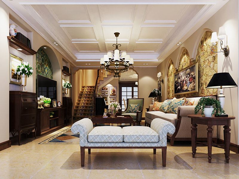 揭陽市博和城現(xiàn)代風(fēng)格別墅裝修案例