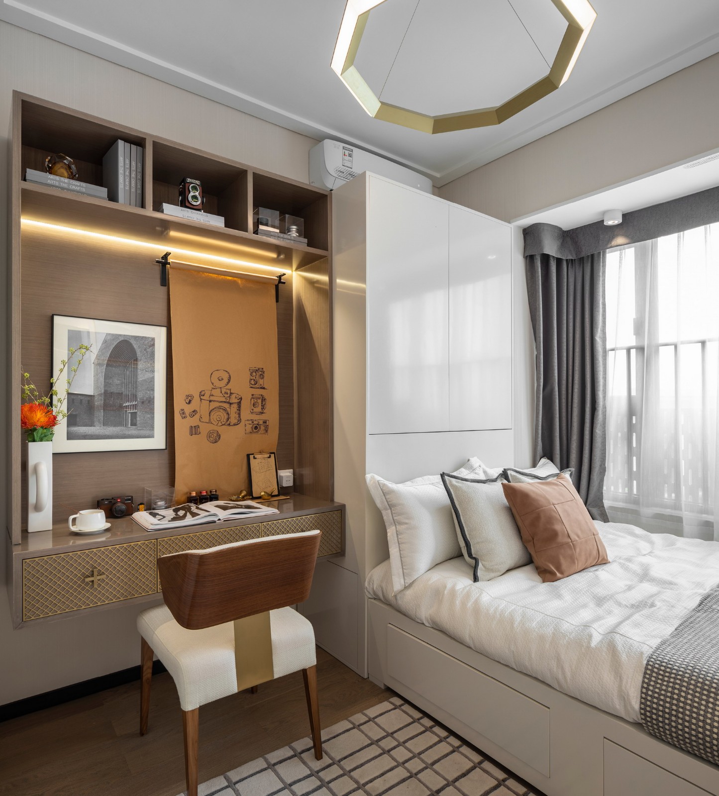 現代簡約風格室內設計家裝案例-書房 現代簡約風格室內設計家裝案例-書房