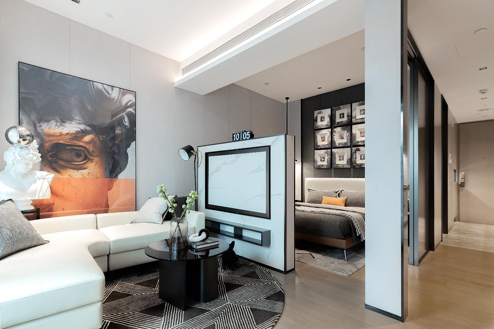 輕奢風(fēng)格家裝設(shè)計(jì)室內(nèi)裝修效果圖-客廳 輕奢風(fēng)格家裝設(shè)計(jì)室內(nèi)裝修效果圖-客廳