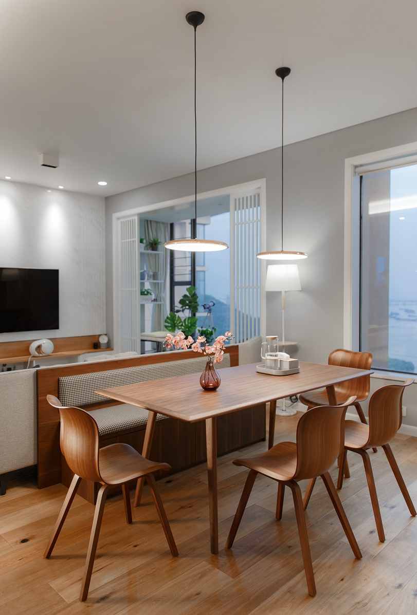 北歐簡約風格家裝設計室內裝修效果圖-餐廳餐桌 北歐簡約風格家裝設計室內裝修效果圖-餐廳餐桌