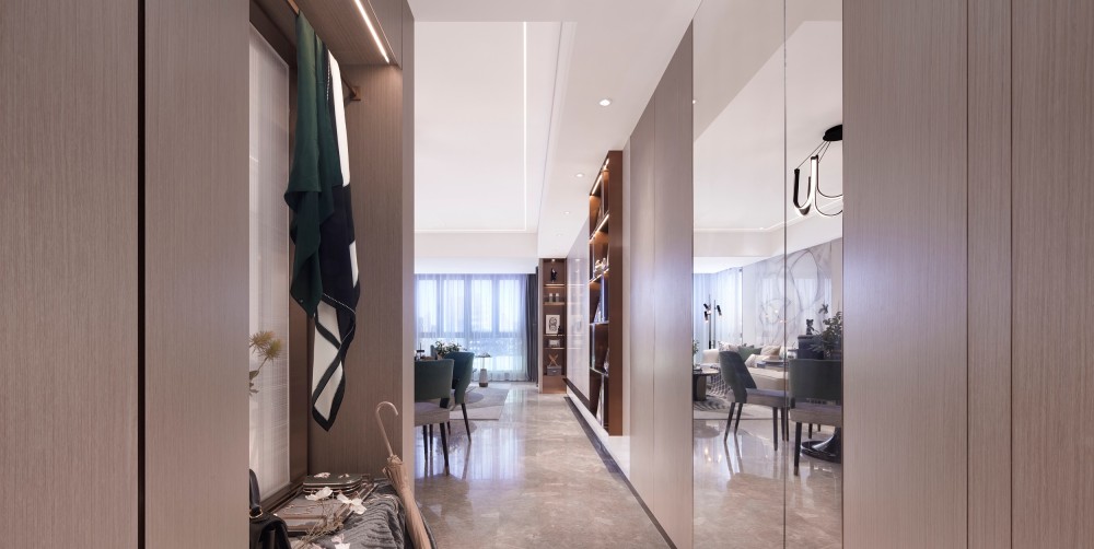 現代前衛風格室內設計家裝案例-玄關 現代前衛風格室內設計家裝案例-玄關