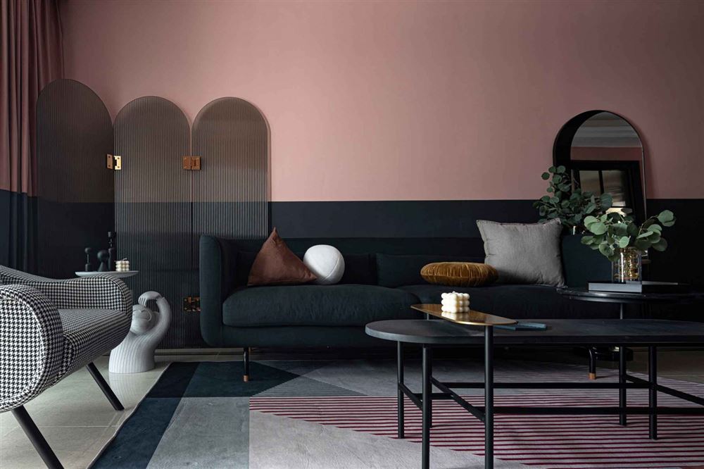 江門市明泰城輕奢風格三居室裝修案例