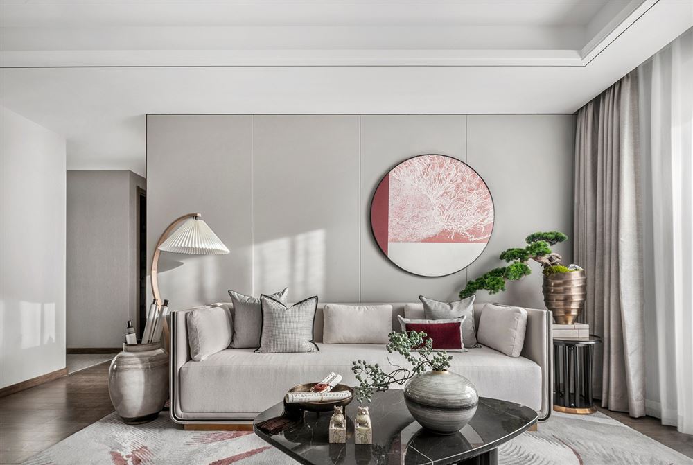 湛江市祥和小區(qū)輕奢風格三居室裝修案例