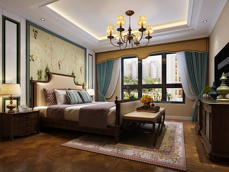 泰州市寶麗廣場歐式風格三居室裝修案例