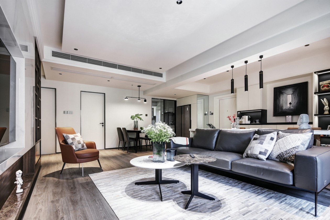 現代簡約風格室內設計家裝案例-客餐廳 現代簡約風格室內設計家裝案例-客餐廳