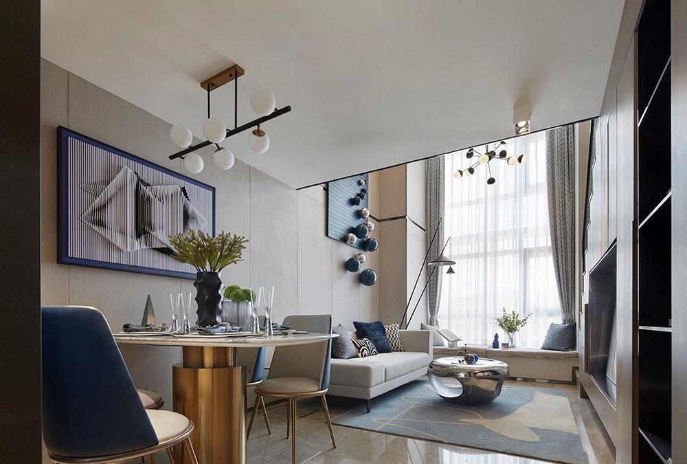 江門市翠景園現(xiàn)代風(fēng)格復(fù)式裝修案例