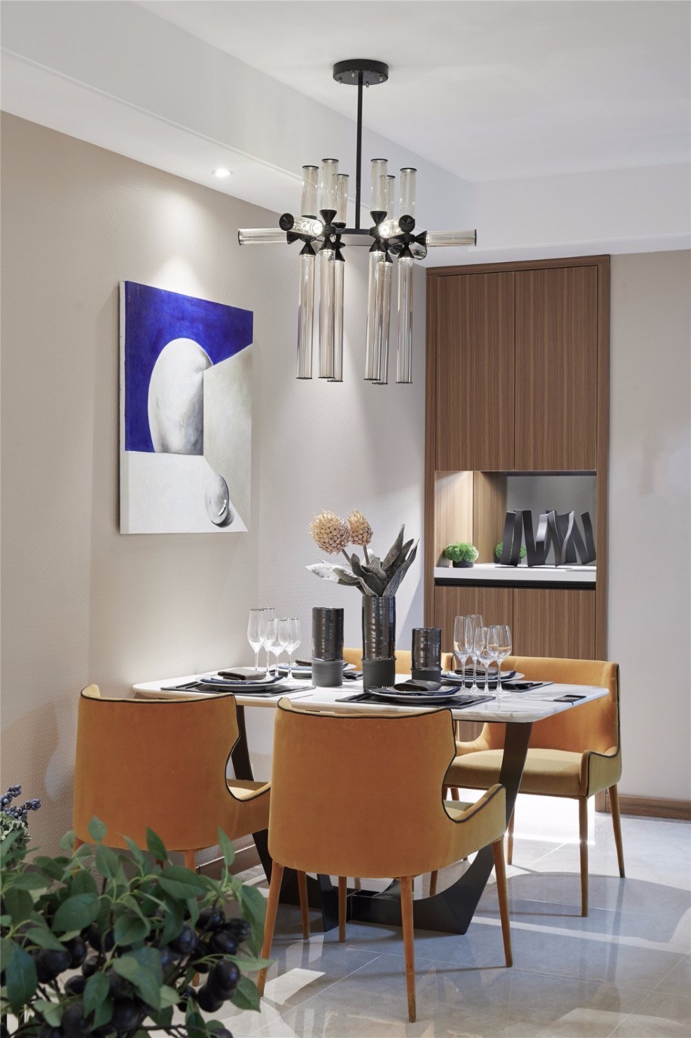 北歐輕奢風格室內設計家裝案例-餐廳 北歐輕奢風格室內設計家裝案例-餐廳