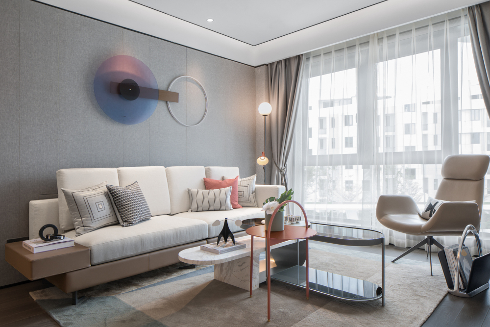 現(xiàn)代前衛(wèi)風(fēng)格室內(nèi)家裝案例效果圖-客廳 現(xiàn)代前衛(wèi)風(fēng)格室內(nèi)家裝案例效果圖-客廳