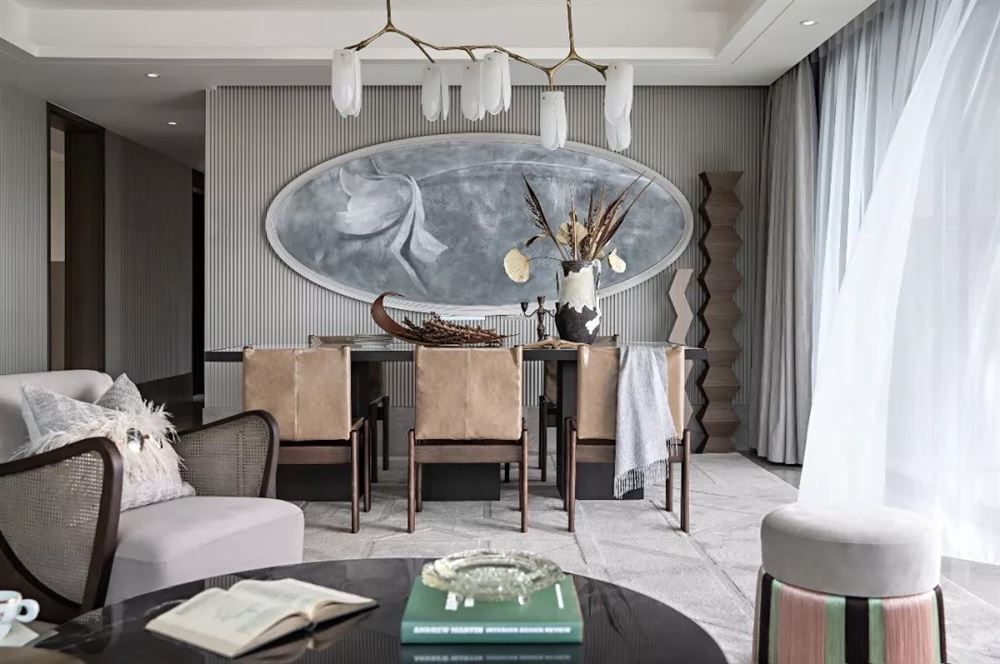 湛江市藍天花園現代簡約風格三居室裝修案例