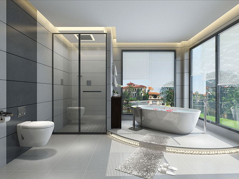 自貢市天驕國際輕奢風格別墅裝修案例