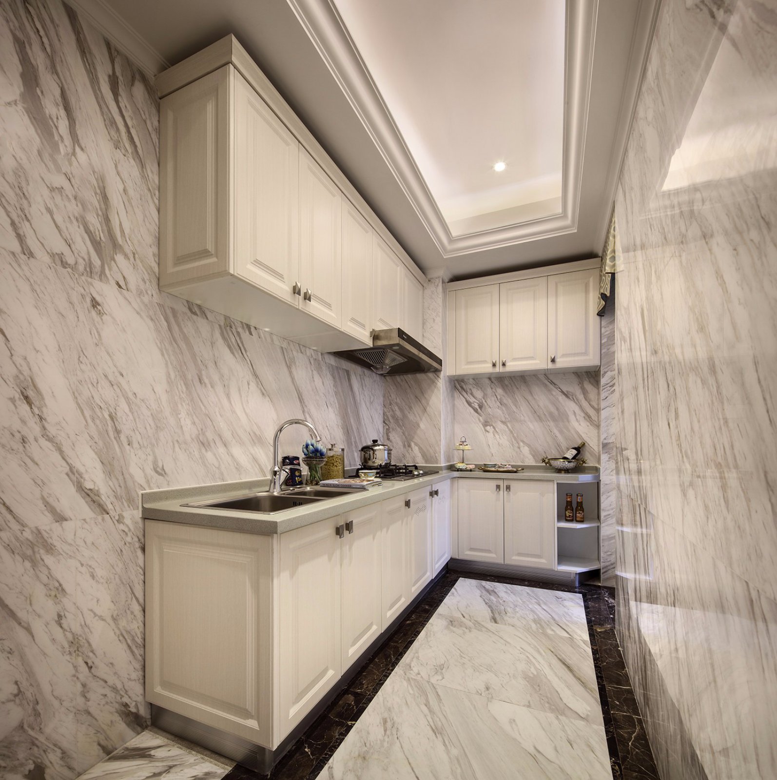 歐式風(fēng)格家裝設(shè)計室內(nèi)裝修效果圖-廚房 歐式風(fēng)格家裝設(shè)計室內(nèi)裝修效果圖-廚房