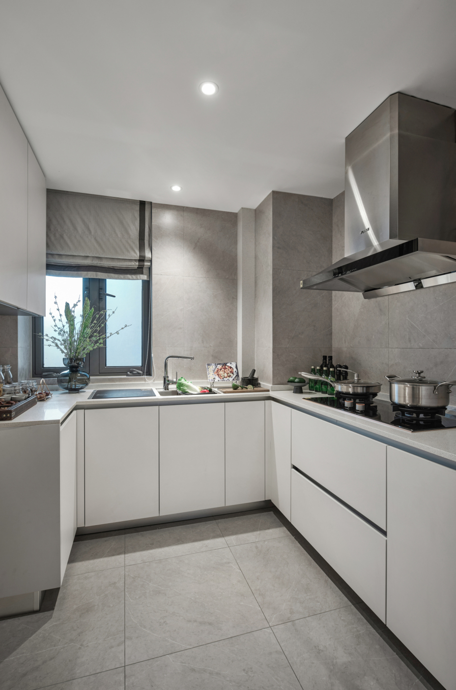 現代中式風格家裝設計室內裝修效果圖-廚房 現代中式風格家裝設計室內裝修效果圖-廚房